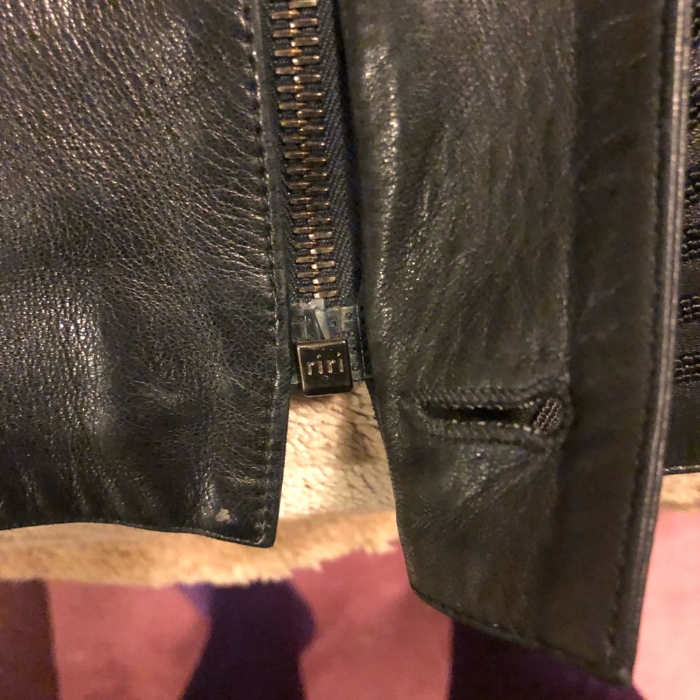 💫HP!🥳🥰💫Vintage Leather Aztec Laser Cut Jacket - Picture 8 of 14